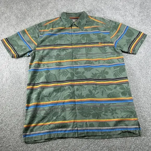 Salt Life Men's Button Down Live Salty Hawaii Shirt Shirt Sleeve Size Large - Picture 2 of 15